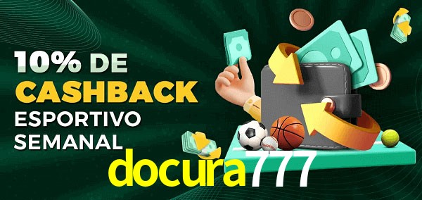 10% de bônus de cashback na docura777